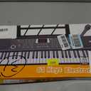 61 keys keyboard piano, Electronic Digital Piano with Built-In Speaker Microphone, Sheet Stand and Power Supply, Portable piano Keyboard Gift Teaching for Beginners, 29.5 inch W x 8.7 inch D x 2.3 inch H
