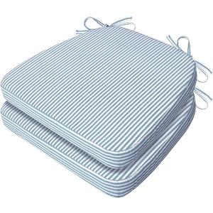AAAAAcessories Chair Cushions for Dining Chairs, 17 x 16 x 2 in, Set of 2