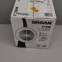 Broan-NuTone 512M Through-the-Wall Ventilation Fan White Cover, 6-Inch 70 CFM 6.0 Sones