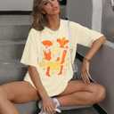Oversized Country Music Shirts Women in My Music Era Tshirts Concert Lovers Gifts Casual Short Sleeve Tees (L)