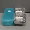 Stainless Steel Snack Containers, 6-Pack Reusable Grab and Go Containers with Lids, Dual Compartment Bento Box for Travel, Camping & Lunch Prep