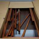 Dog Ramp, Dog Stairs For Small, Medium & Large Dogs, Pet Ramp For Bed Or Couch With Removable Guardrails, Non-Slip Surface, 49" Long, Brown