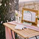 Acrylic Wedding Sign Generations of Love Signs for Ceremony Modern Calligraphy Arch Acrylic Table Top Signs for Wedding Reception and Event Party Table Decor (Eucalyptus Leaves)