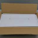 Marsmiles 16" Floating Shelves for Wall, Wooden Shelves with Invisible Brackets Set of 2, Rustic Farmhouse Wall Mounted Shelf for Kitchen Bathroom Living Room Study, White