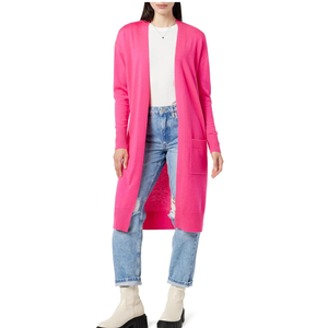 The Drop Women's Daisy Long Cardigan Sweater, Size 4X