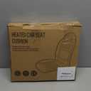 FOTN Heated Seat Covers, Fast Heating Heated Seat Warmer High-Low Heating Settings, UL Listed, Black, Upgrade, LT0614