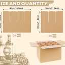 12 Sets Glass Dividers for Moving Boxes, 3x4 Grid Cardboard Dividers for 16x12x12 Inch Box, Corrugated Packing Supplies for Wine Glasses & Fragile Glassware (Box Not Included)