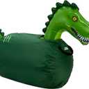 Waddle Large Inflatable Bouncy Hopper - Ride On, Indoor, Outdoor Toys, Bouncy Horse for Girls and Boys, Durable, Easy Grip Handles, Dinosaur Toys, Kids, Up to 250lbs, Ages 5 and Up (Trex)