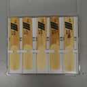 Pimoys 10 Pack Traditional Bb Clarinet Reeds with Plastic Box, Strength 2.5