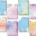 Colarr 16 Pack Bible Verse Sticky Notes 4 x 5 Inch Christian Memo Pads Religious Bible Quotes Notepads Inspirational Floral Design Adhesive Sticky Notes for Office Supplies, Shopping List, Present