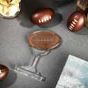 Acrylic Football Trophy Fantasy Football Trophy Award 6.69 x 4.33 Inch Team Competition Prize Keepsake Party Favors Decorations