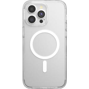 PopSockets iPhone 15 Pro Max Case Compatible with MagSafe, Phone Case for iPhone 15 Pro Max, Wireless Charging Compatible, Case Only - Clear