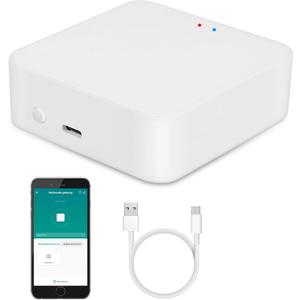 Smart Multi-mode Gateway: ZigBee 3.0 & Bluetooth & Mesh Hub, App Remote Control, Intelligent Bridge Wireless Smart Home Gateway Voice Control via Alexa/Google Home (ONLY Surport Tuya Smart Devices)