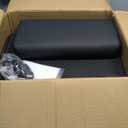 Independent Footrest for Backwash Beauty Spa Shampoo Bowl and Chair Set,Footstool for Spa Beauty, Ottoman for Shampoo Station Chair in Salon and Spa (Black)