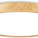 12 Inch Yellow LED Ceiling Light Fixture Flush Mount, ABS Mat., 6000K Cool White, 24W Flat Modern Round Closet Lighting Fixtures, 3200LM Low Profile Circle Ceiling Lamp for Bedroom etc.