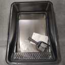 Stainless Steel Litter Box Extra Large for Big Cats and Multi-Cats | Jumbo Extra Large Metal Cat Box with High Sided Lid, Anti-Urine Leakage, Non-Stick,Include Litter Scoop