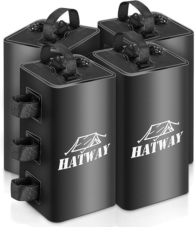 Hatway Canopy Water Weight Bag,88 LBS Water Tent Weights Set of 4 Leg Weights for Pop Up Canopy,Gazebo,Canopies,Tent-4 * 10L-Black