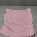 Trendy Queen Womens Summer Off The Shoulder Tops Going Out T Shirts Crop Tank Top Fashion Clothes Spring Outfits 2025 (Large, Pink)