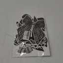 2Pcs Black Bow Party Garland Banner  Black Bow Banner 9.8ft Long Hanging Bunting with 16 Bows Pattern (5.9-7.1in Tall) for Birthday Parties, Graduation, Baby Shower, Bridal Shower & Wedding Decor