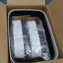 Vanpopubs 2 Pack 2.7 Gal Bathroom Trash Can with Lid, Automatic Trash Can Small Smart Garbage Can Touchless, Slim Motion Sensor Waterproof Plastic Trash Bins for Bedroom Office Kitchen Toilet (White)