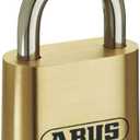 ABUS 180IB/50 All Weather Solid Brass 4-Dial Resettable Combination Padlock with 2" Stainless Steel Shackle