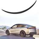 Rear Spoiler fit for 2025 2026 Tesla Model Y Juniper Matte Black | Matte Black,Aerodynamic Styling, Helps Reduce Drag, Improves Stability, Tape On Install,OEM Style Fit, Lightweight ABS