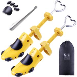 cyrico Shoe Stretcher Women 4-way Shoe Expander Widener Shoe Tree Shape for Wide Feet