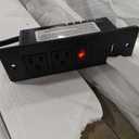 Feandrea Modern Dog Crate Furniture with Charging Station, Kennel Indoor with Flip-up Hidden Acrylic Door, for Small and Medium Dogs up to 45 lb, Side End Table, Heather Greige UPOC021G01