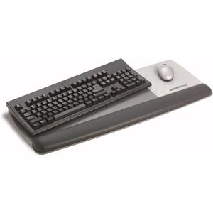 3M Gel Wristrest Platform For Keyboard And Mouse With Precise Battery Saving Mouse Pad, WR422LE, 10.6 In X 25.54 In X 1 In