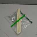 Bluecorn Beeswax Taper Candles, 100% Pure Natural Bees Wax, 12 Inch Pair, Ivory Candlesticks, Unscented, Clean Burning & Dripless, Long Lasting, Thanksgiving & Christmas Decor, American Made, 1 Ct