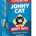 Jonny Cat Litter Box Liners: Heavy Duty - Tear & Leak Resistant - Drawstring Close - Jumbo, 15 Count