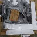 GarveeHome Kitchen Table Set for 4, Rectangular, Retro Brown, Modern Style, Easy Assembly, Dining Set