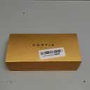 CARFIA Retro Polarized Sunglasses for Men UV Protection Hand-crafted Acetate Frame Fashion Cool Sun Glasses CA53572 (1. Black Frame Gray Lens)