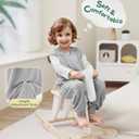 HOMEAL Toddler Sleep Sack with Leg, Sleep Sack with Feet, Baby Sleep Sack 12M-7T (Gray)