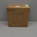 Small Bathroom Trash Can with Lid Soft Close, Step Pedal, 6L / 1.6 Gal Stainless Steel Garbage Bin with Removable Inner Bucket, Slim Wastebasket for Narrow Spaces (Black)