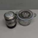 Kitchen in the box Mini Food Processor, Electric Meat Grinder & Food Chopper with 400W Powerful Veggie Chopper-One 3 Cup Bowl & S Blades for Meat/Fish/Vegetable/Baby Food