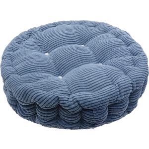 RUIAN Round Seat Cushions,EPE Foam Filled Indoor Chair Pad Cushions,Chair Pads Thickened Tatami Cushion Comfort Pillow Pads for Home/Office/Outdoor Bistro Set, Blue