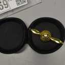 Sphere Fidget Spinner Toy for Kids Adults, Cool Ball Orb Finger Hand Fingertip, Metal Desk Toy for School Home Office Party Favors Goody Bag Fillers Stocking Stuffer Birthday Gift (Gold)