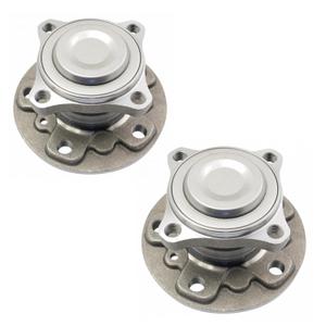 TRQ Left and Right Wheel Bearing and Hub Assembly Set 2 Piece Compatible with 14-21 BMW i3 18-21 i3s 14-15 Mini Cooper L4 2.0L 14-15 Cooper L3 1.5L 2016 Cooper 2017 Cooper 2017-2019 Cooper Clubman S