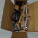 Eyekepper 5-pack Oversized Reading Glasses Square Large Frame Readers for Men and Women +2.00