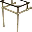 Kingston VBH242030PN Brass Console Sink Legs, Polished Nickel, 24"x20-3/8"x30"