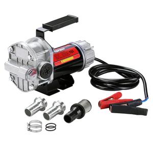 TOPWAY 12V DC Gasoline Diesel Pump 10GPM Self-priming Electric Oil Transfer Pump With Handle, Overheat Protection, Explosion-Proof, Built-in Bypass, for Gasoline Fuel Diesel Kerosene Removal