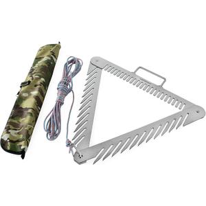 Varomorus Stainless Steel Aquatic Weed Grass Razor Cutter Cleaner for Lakes, Ponds & Beaches Portable with Rope (Stainless Steel)