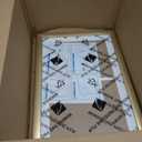 Craig Frames 12 x 18 Inch Distressed Gold Picture Frame, Single White Collage Mat with 2, 8 x10 Inch Openings
