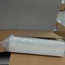 HOMBYS Memory Foam Couch Cushion Replacement, High Density Upholstery Foam Wrapped with Memory Foam & Polyester Batting, Sofa Cushions Inserts with Dacron Fiber Layer,with Removable Cover,5"x22"x22" (White)