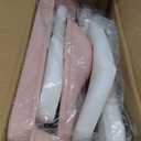 Meulife Potty Training Seat, Upgrade 2 in 1 Potty Training Toilet for Toddler, Toddler Toilet Seat for Boys Girls with Support Bar, Anti-Slip Pad and Step Stool (Pink)