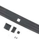 Compatible for Ford F-150 2021 2022 2023 Flexible Flex Step Center Tailgate Cap Mad Trim Molding with Release Button ML3Z-9940602-A (2021-2023 F-150)
