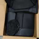 Skechers Men's Memory Foam Seat Covers, Air Cool Mesh Thick Car Seat Covers, Car Seat Covers Front Seats Airbag Compatible, Universal Automotive Comfort for Most Cars, Vans, Trucks, SUV,Black