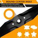 72531-VH7-000 & 72511-VH7-000 Mulching Blades Kit Compatible with 21" Deck Hon-da HRX217 HRX217K1 HRX217K2 HRX217K3 HRX217K4 Lawn Mowers2 Pack
