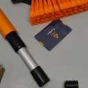 Autovir Extendable Snow Brush & Ice Scraper for Car Windshield | 26" Car Snow Brush with Ice Scraper | Extendable Snow Remover for Cars & SUVs | Snow Scraper for Car Windshield and Windows (Mini Brush-orange)